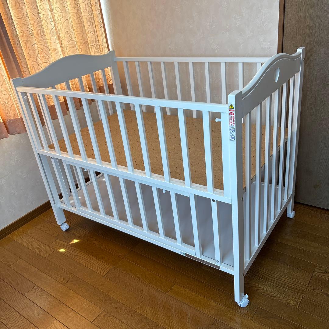 PROVANCE ベビーベッド ホワイト