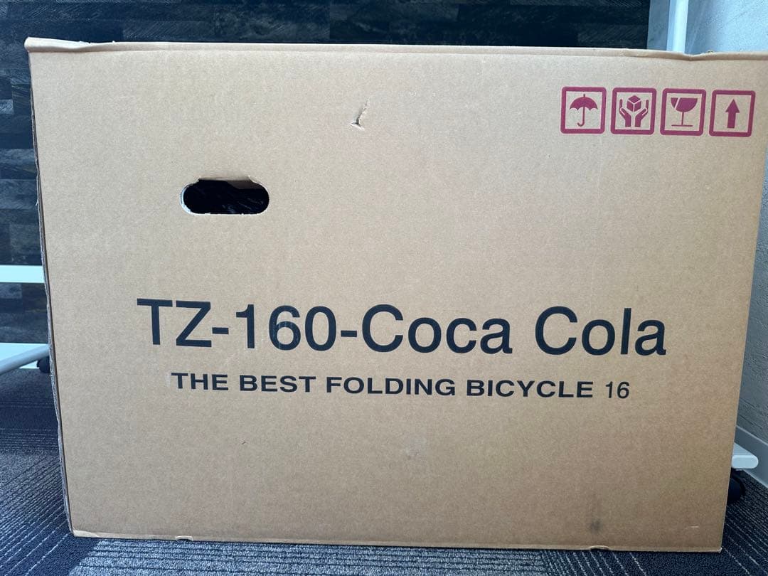 Coca-Cola 折りたたみ自転車 赤