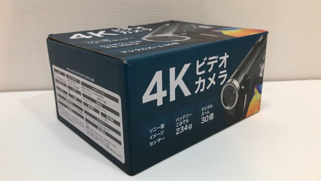 RXC 4K ビデオカメラ　ハンディカメラ