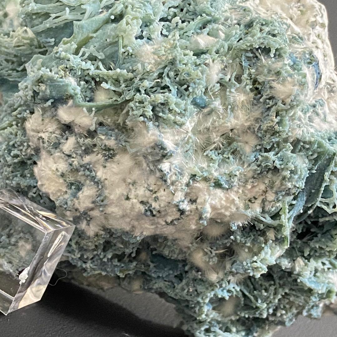 ブルーカルセドニー　モルデナイト　共生鉱物標本　原石鉱石　天然石　ストーン
