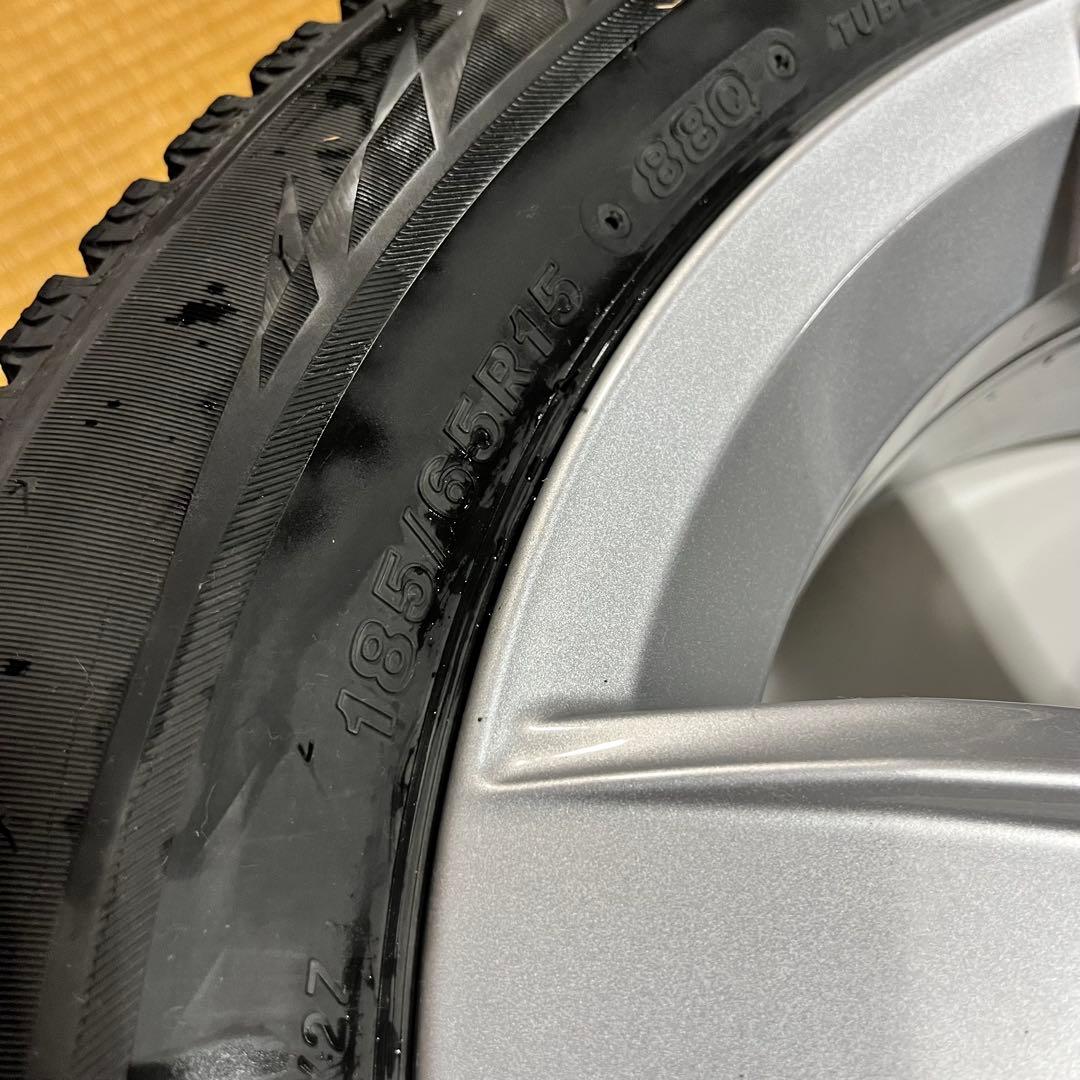 フォルクスワーゲン　ポロ純正ホイール　スタッドレスタイヤアルミセット　AW 15