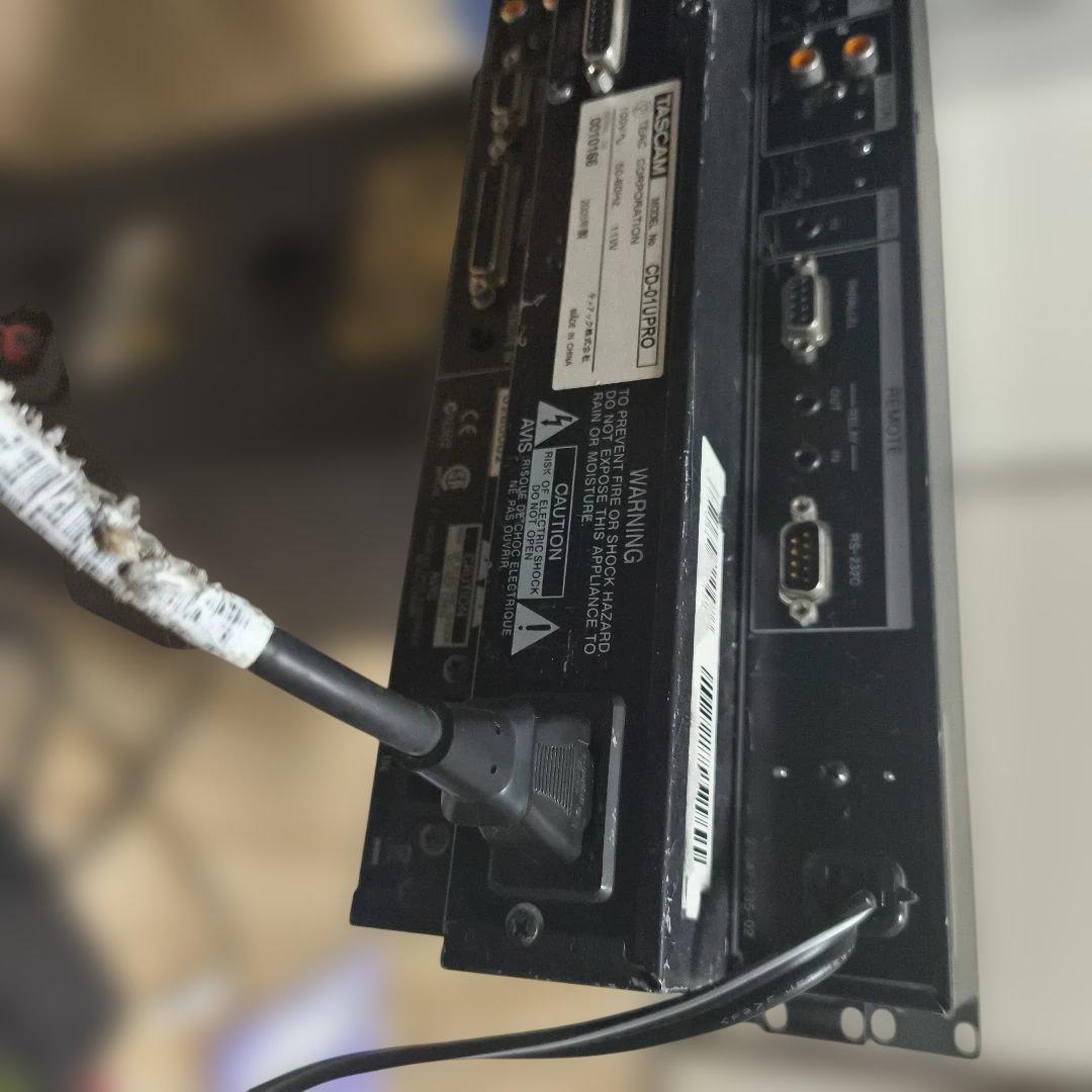 ラジオ・コンポ TASCAM tascam cd 01u-SONY MDS-E12 MD A1