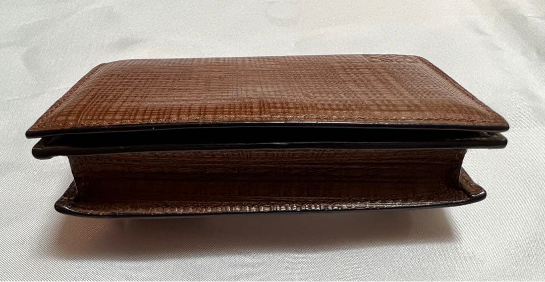LOEWE(ロエベ) 型押しレザーカードケース(名刺入れ) メンズ/レディース