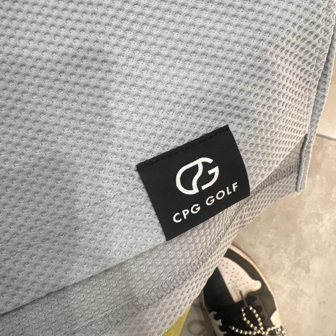 CPG GOLF グレー メッシュゴルフシャツ M