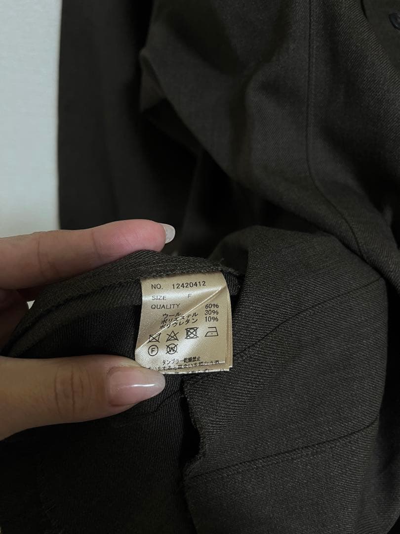 ⭐️美品⭐️ free sizeトゥデイフル　ウエストタックシャツ　ブラウン