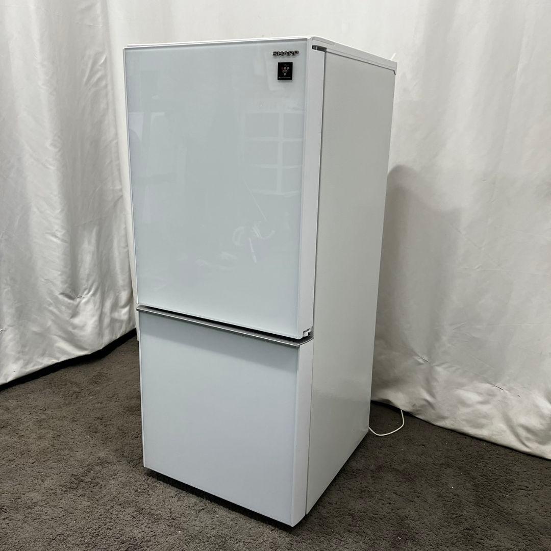 954　冷蔵庫　シャープ　一人暮らし　小型　白　付け替えドア可　安い　設置無料
