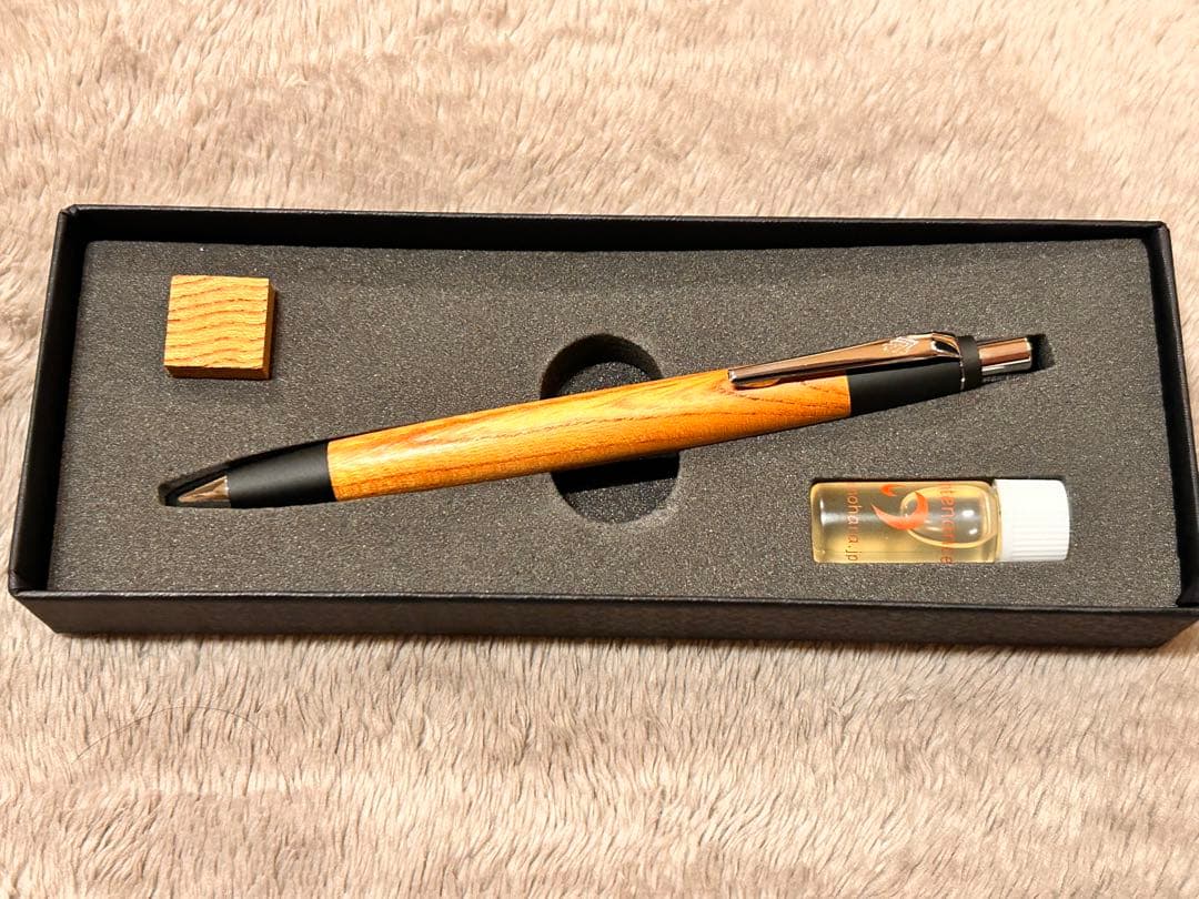 野原工芸　欅　シャープペンシル　シルバー金具