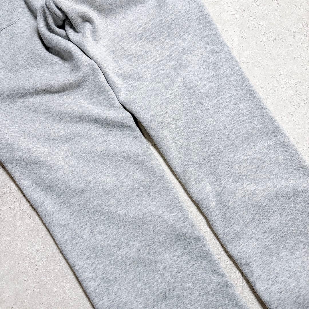 Lサイズ　アンパスィ　キルティングパンツ　スウェット　ラインストーンロゴ　グレー