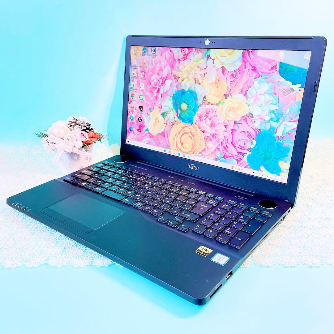 Corei7❣️大容量1TB✨️薄型ノートパソコン✨️おしゃれ黒ブルーレイ✨️カメラ付き