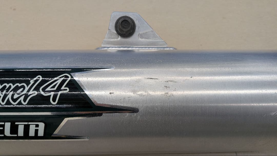 セロー250　トリッカー　XT デルタマフラー　バレル4 エキパイ