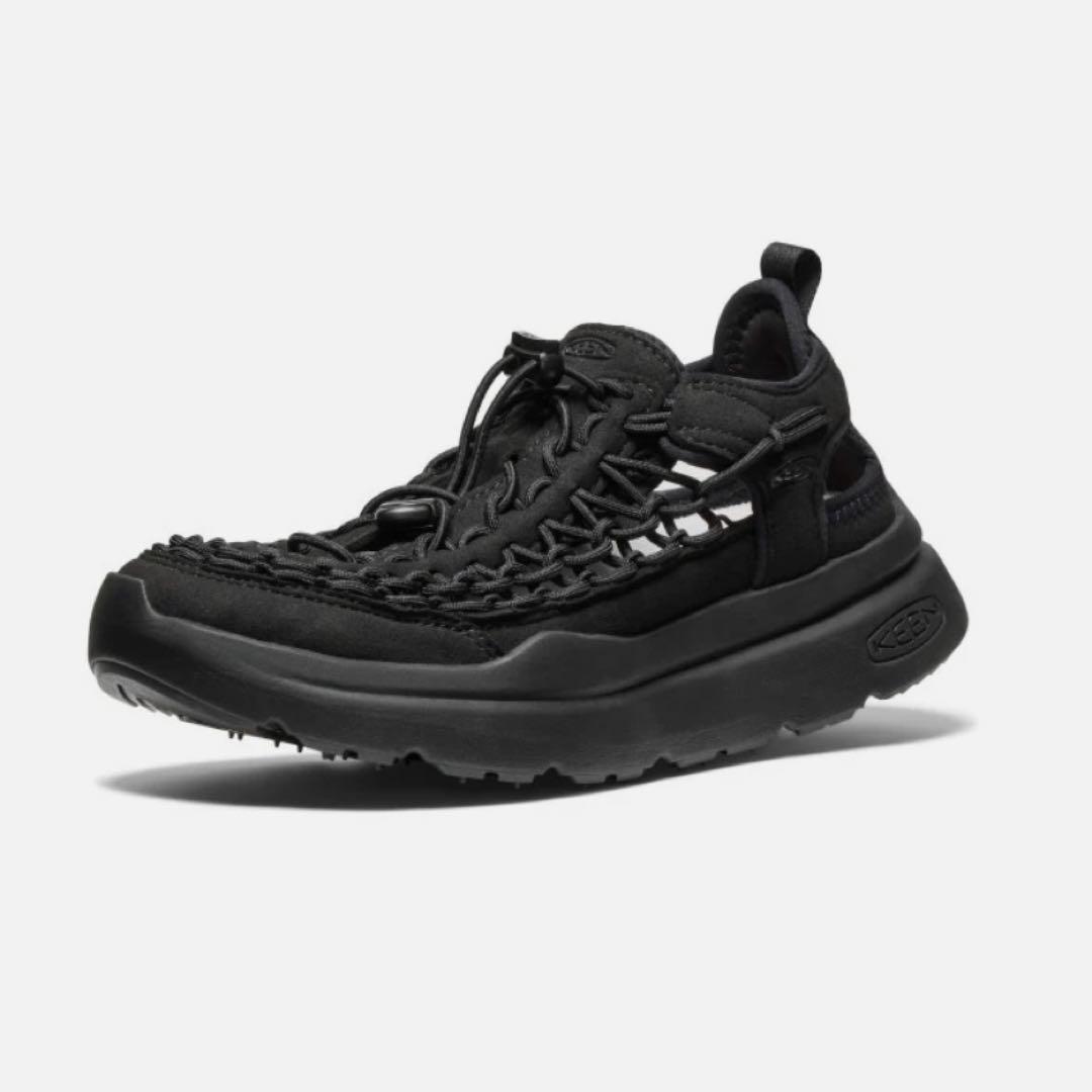 KEEN キーン ウィメンズ ユニーク ダブルケー23.5cmブラック×ブラック
