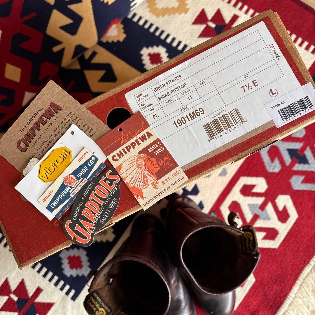 チペワ　Chippewa エンジニアブーツ スチールトゥ サイズ7.5E