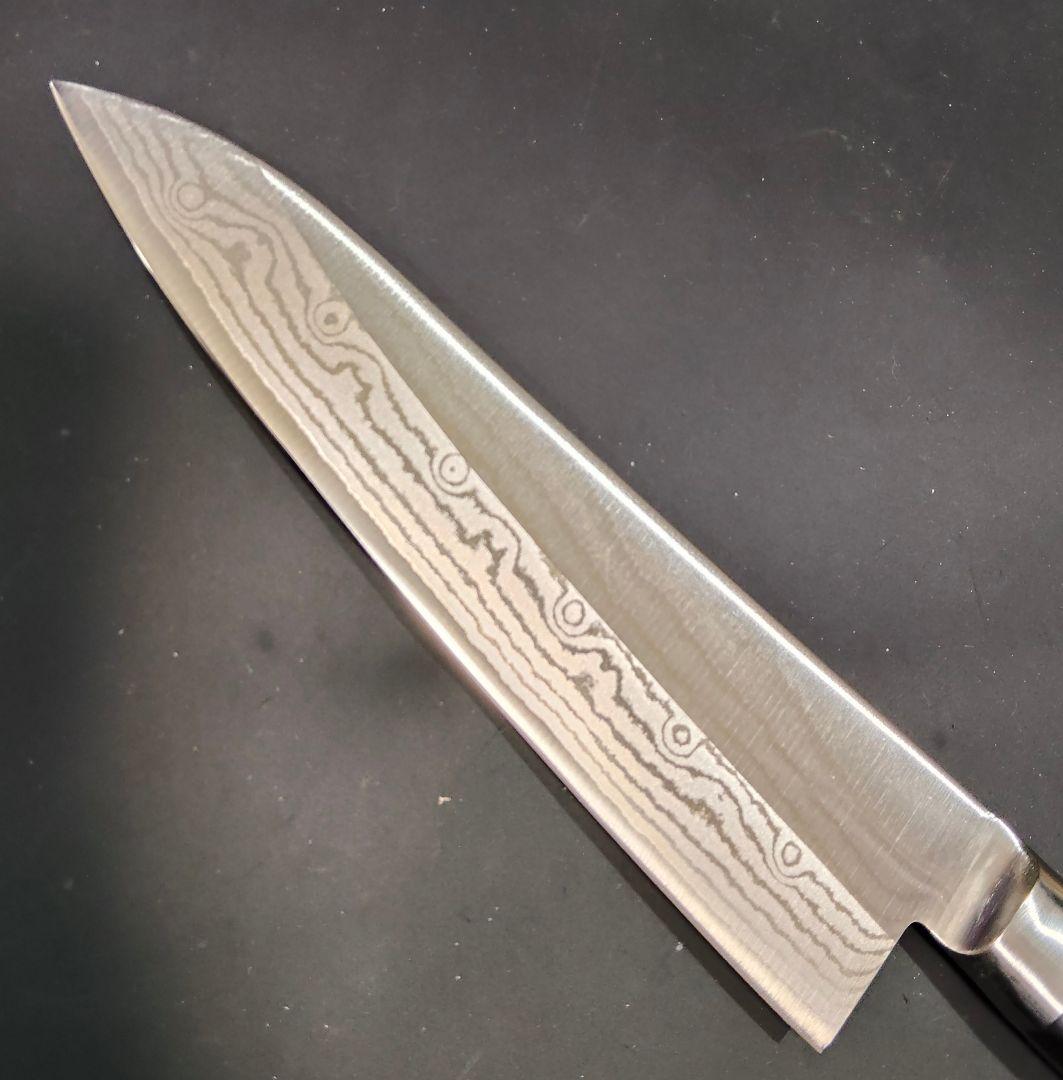 藤次郎 DP霞流し鋼 VG10割込 口金付 牛刀 包丁 180mm F-508