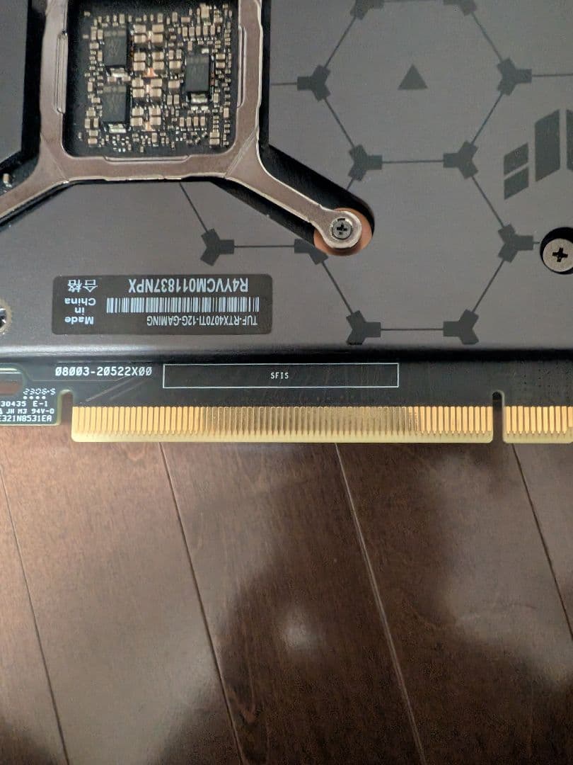 RTX4070ti ASUS TUF GAMING 中古美品