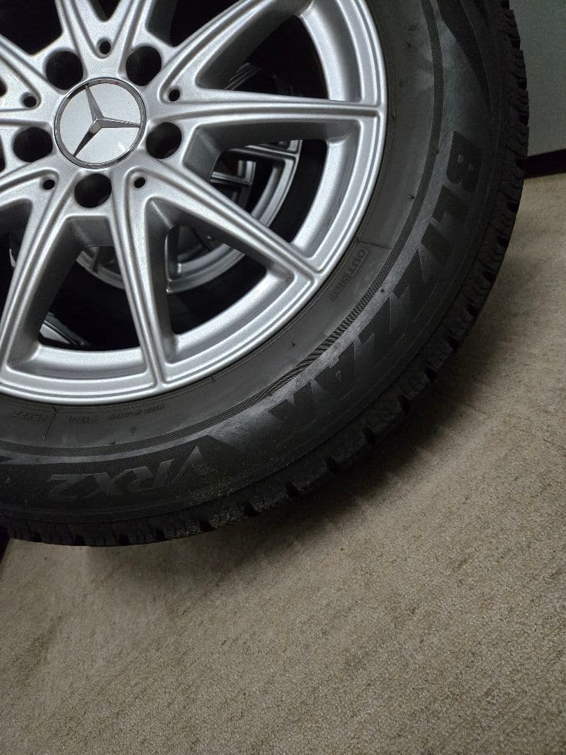 ベンツ純正アルミ &ブリヂストンスタッドレス205/60R16 4本セット