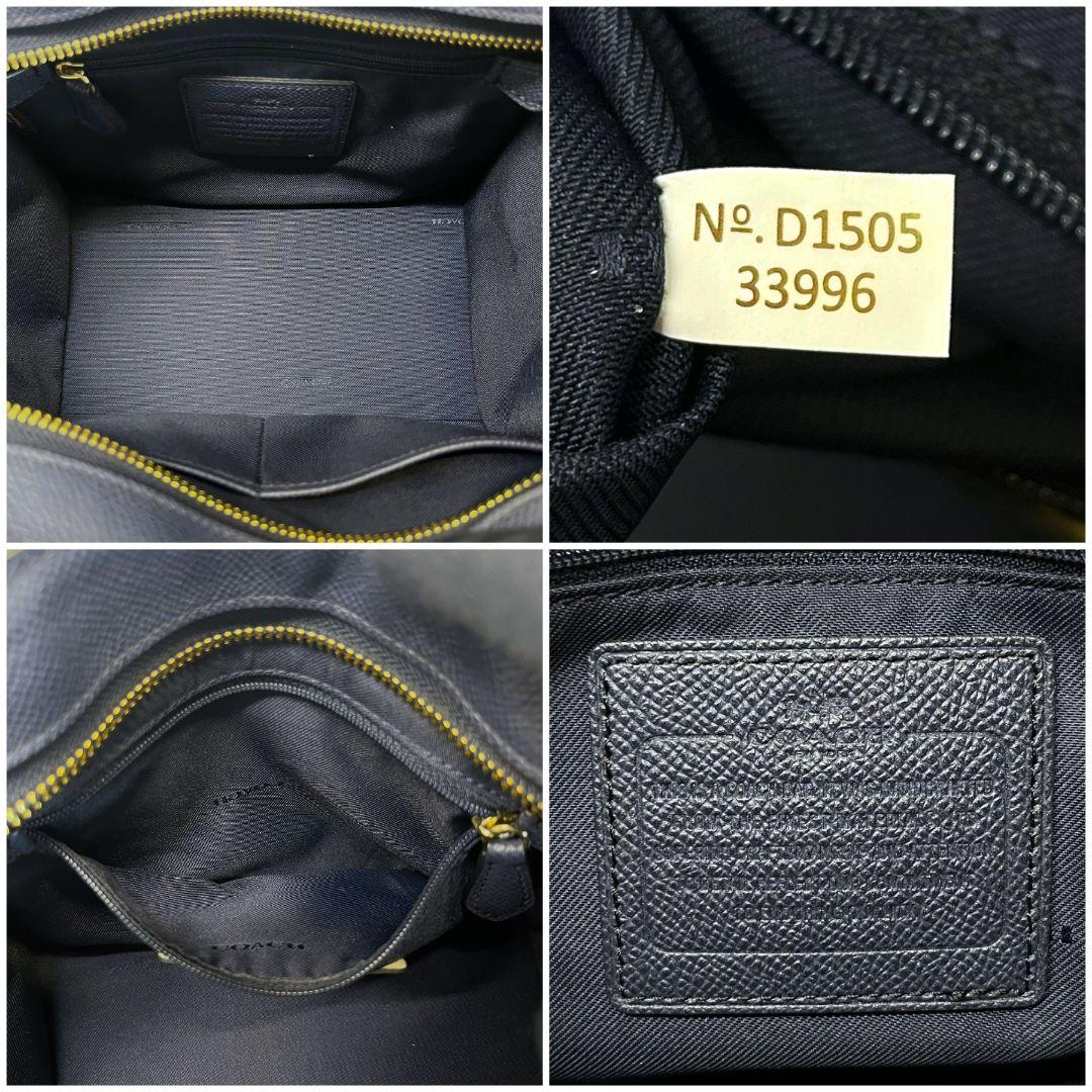 バッグ Coach 2way Shoulder Bag Leather Navy y2k