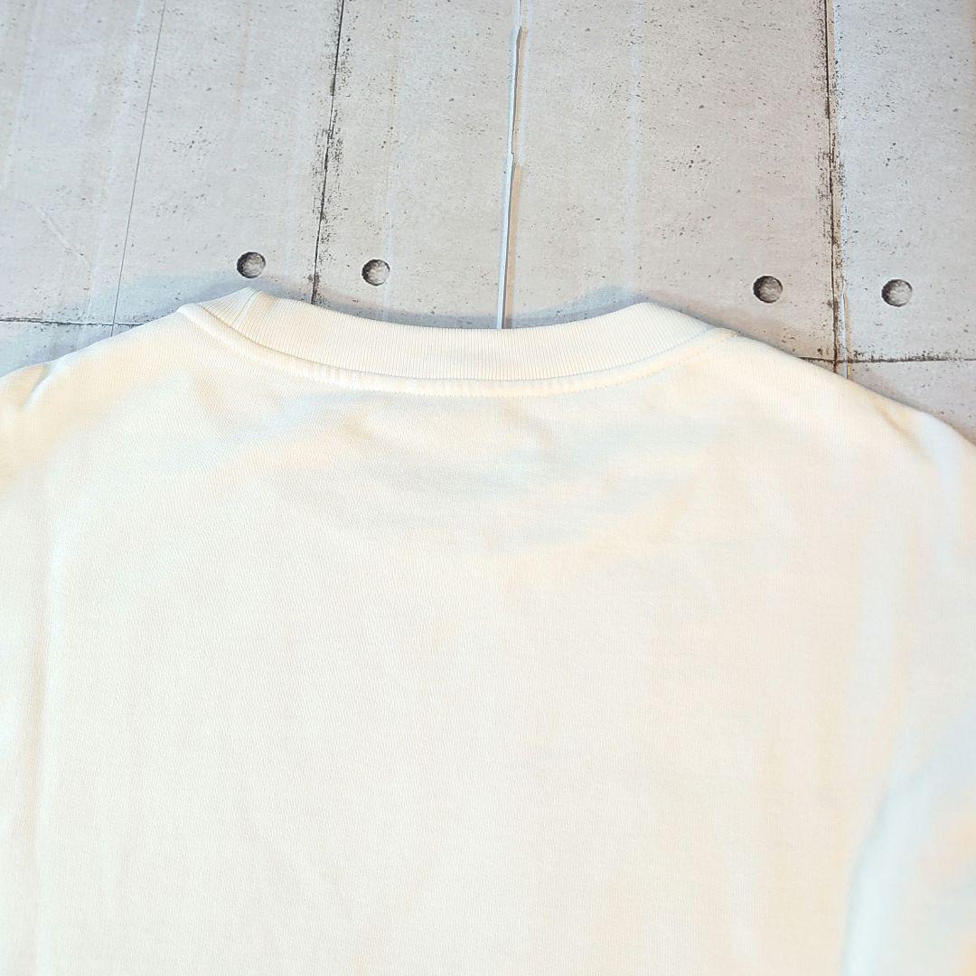 XL モンクレール スウェット トレーナー ワッペン ロゴ 長袖 白