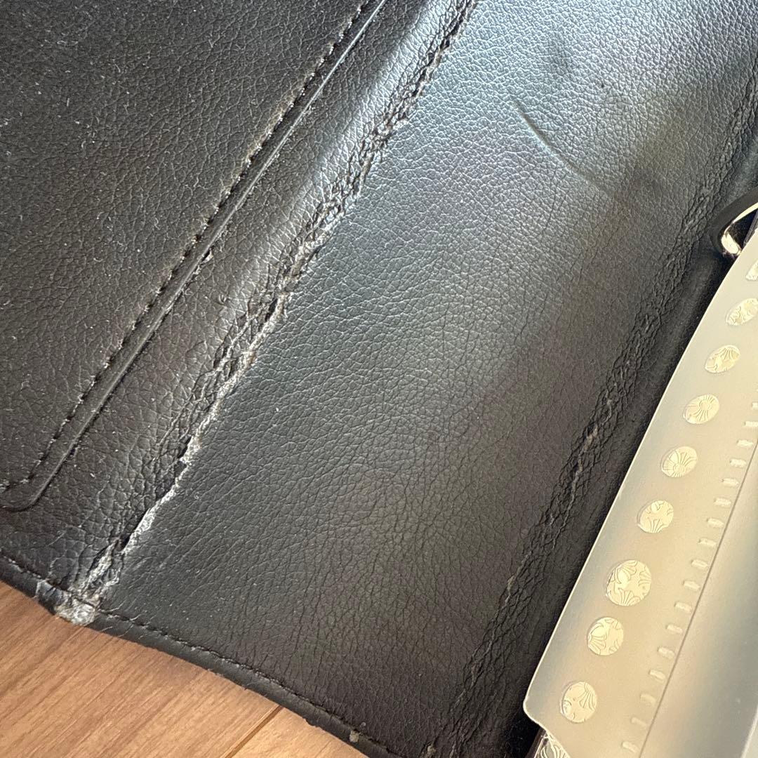 【再値下げ】稀少Chrome Hearts エンボスバインダー ブラック