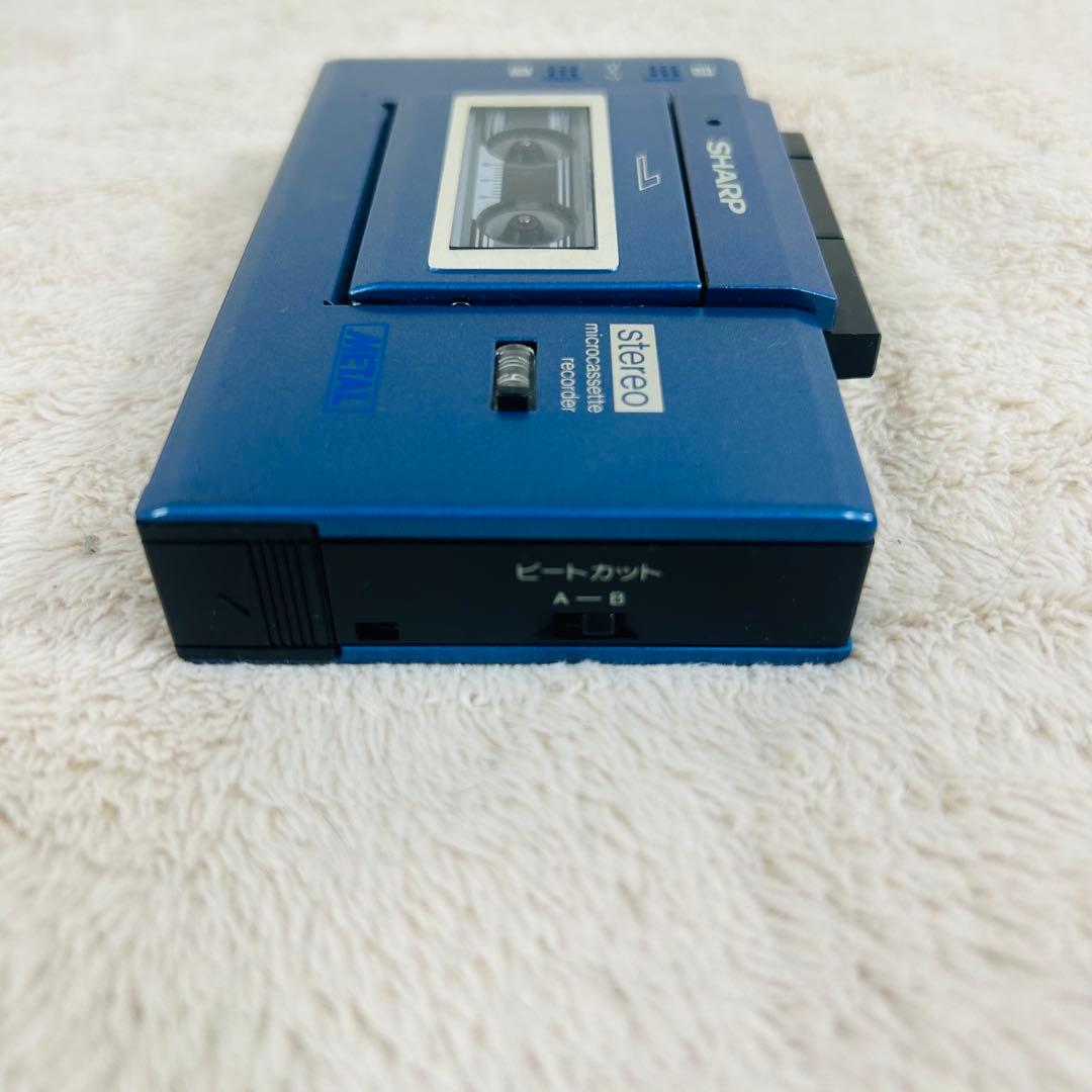 【希少】SHARP AN-103MC マイクロカセットプレーヤー 再生OK