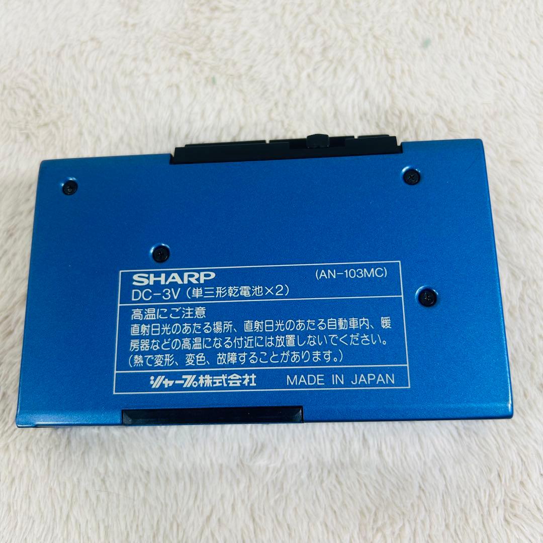 【希少】SHARP AN-103MC マイクロカセットプレーヤー 再生OK