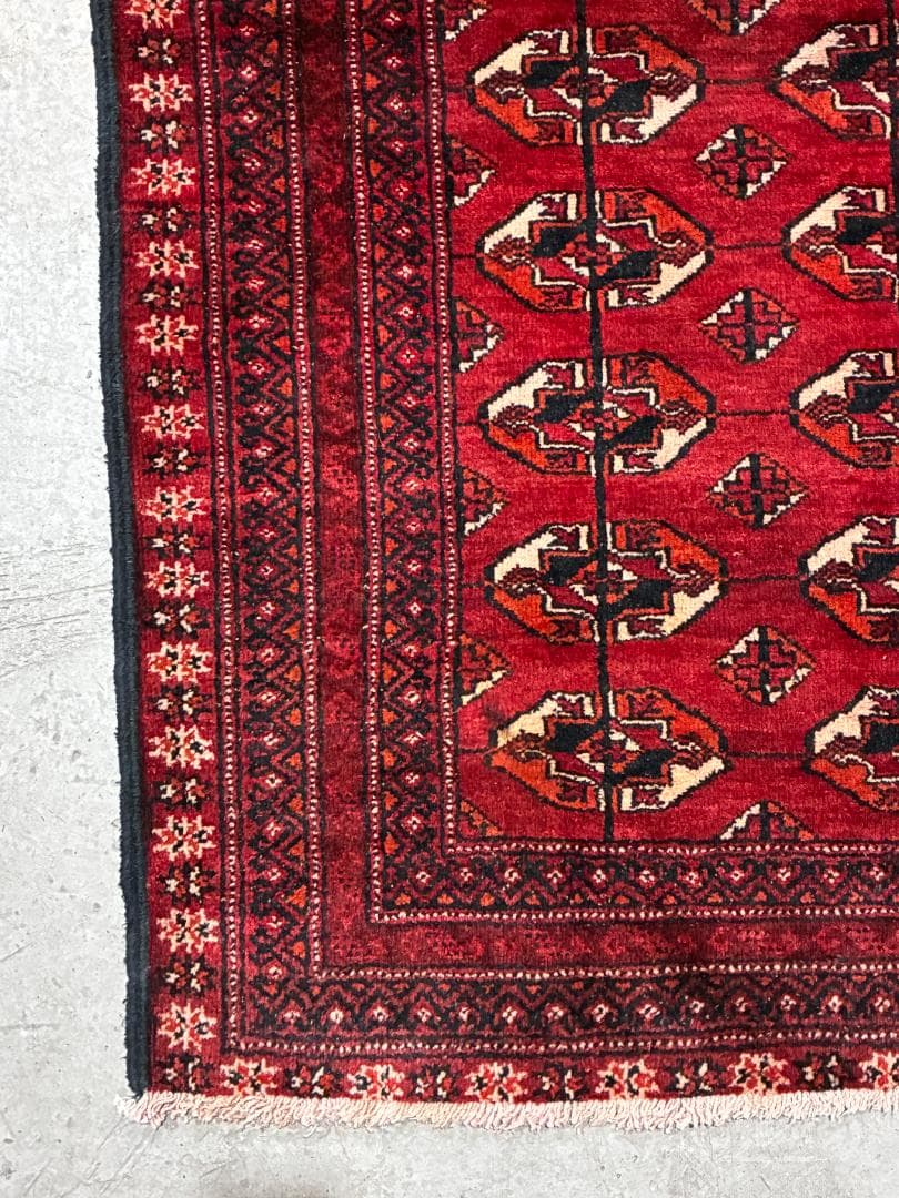 ◉50s vintage◉　162cm×96cm　ペルシャ絨毯　トライバルラグ