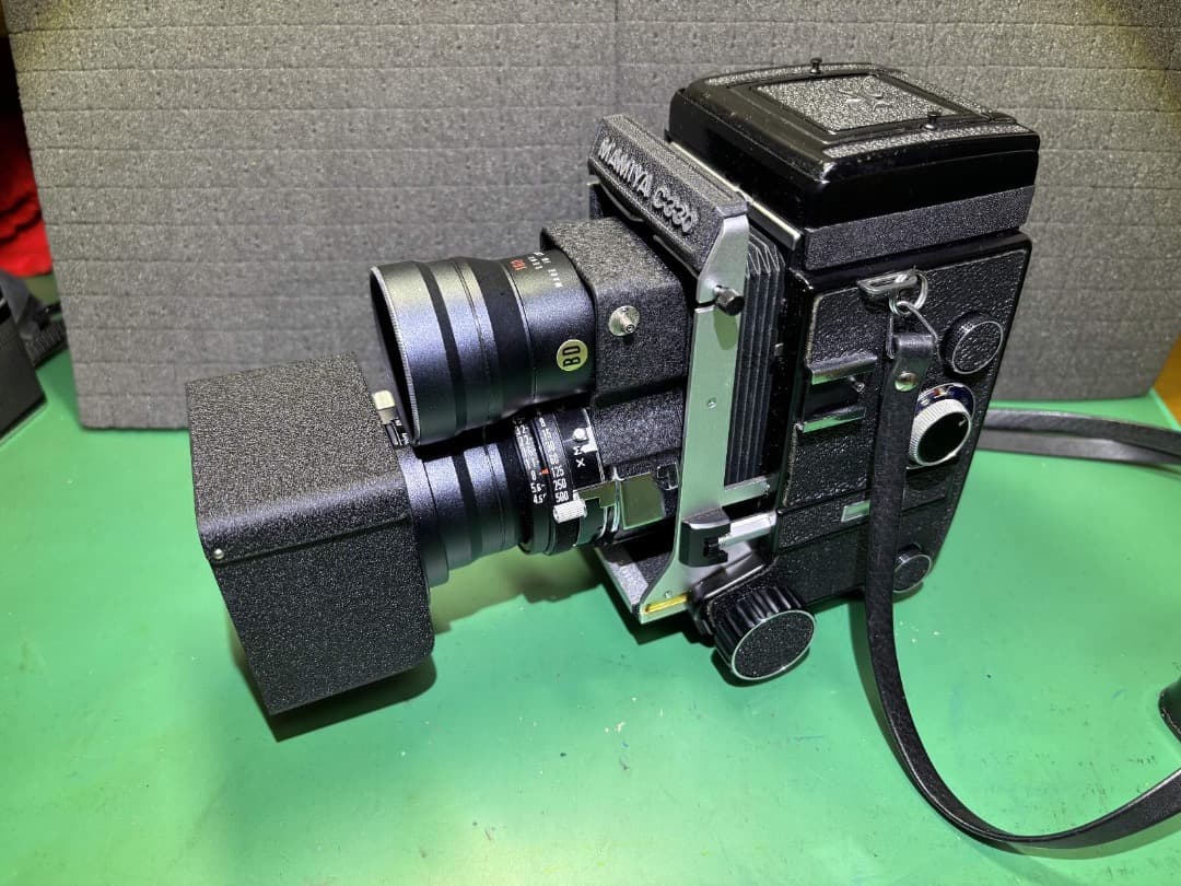 本物の存在感！　マミヤ　C３３０　プロフェッショナル180mm　F4.5　美品！