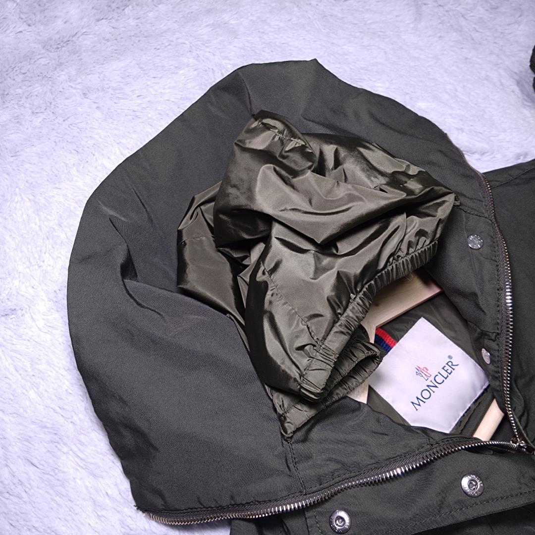 美品モンクレール、モッズコートジャケット、ダブルジップ、ルーマニア、QRコード