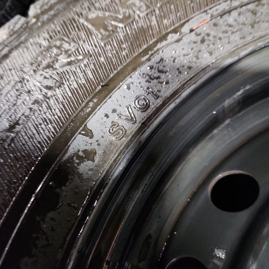195/80R15　107/105　スタッドレス ハイエース鉄ホイール付き
