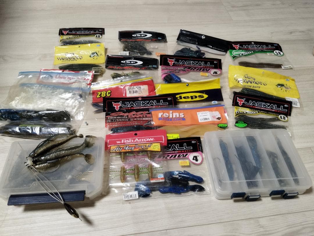 バス釣りルアーセット133個＋ワーム