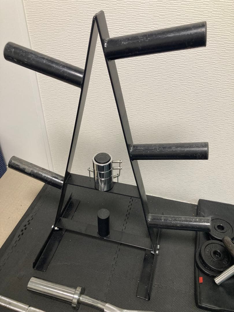 バーベルセット＋EZバー＋プレートラック＋その他