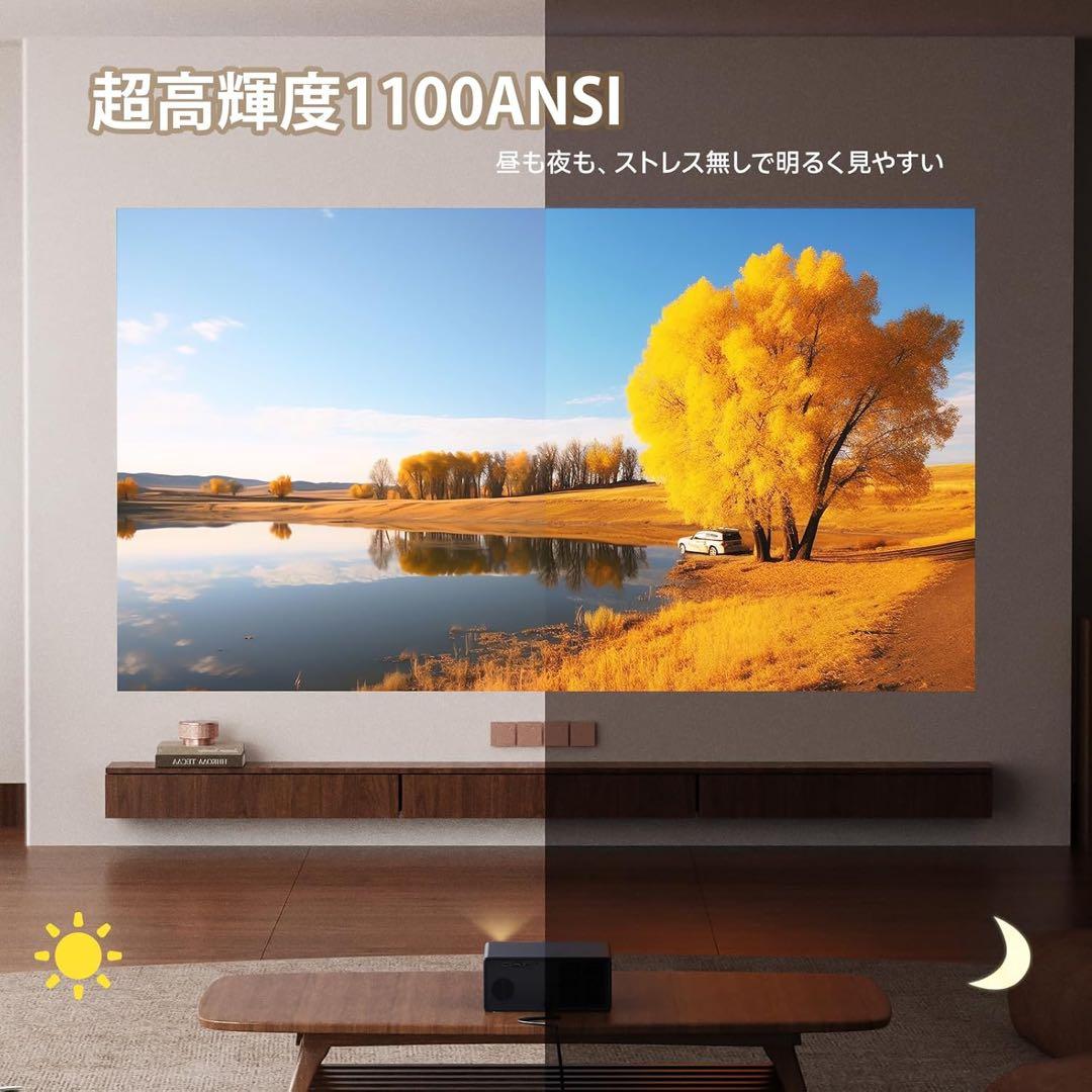 Wanbo X5 Pro　プロジェクター　4K　短距離　静音　オート　補正　5G