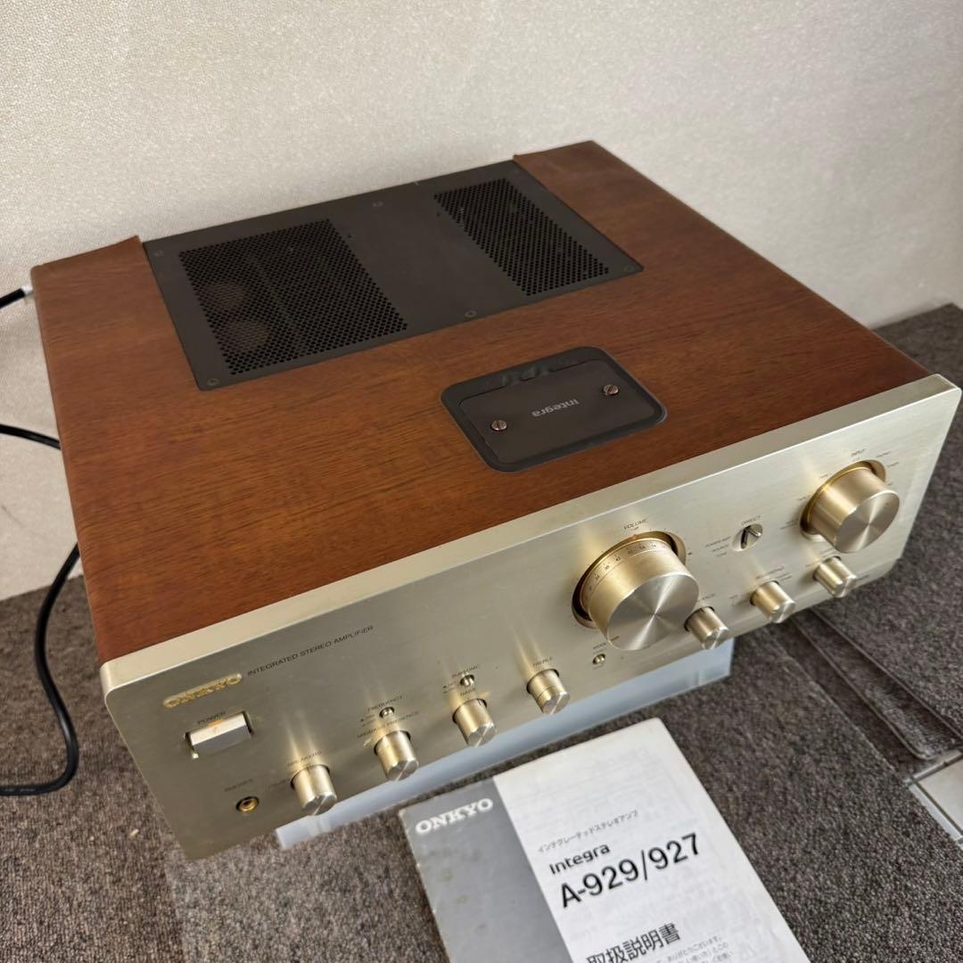D63 メンテナンス済みONKYO オンキョー プリメインアンプ 激レア✨