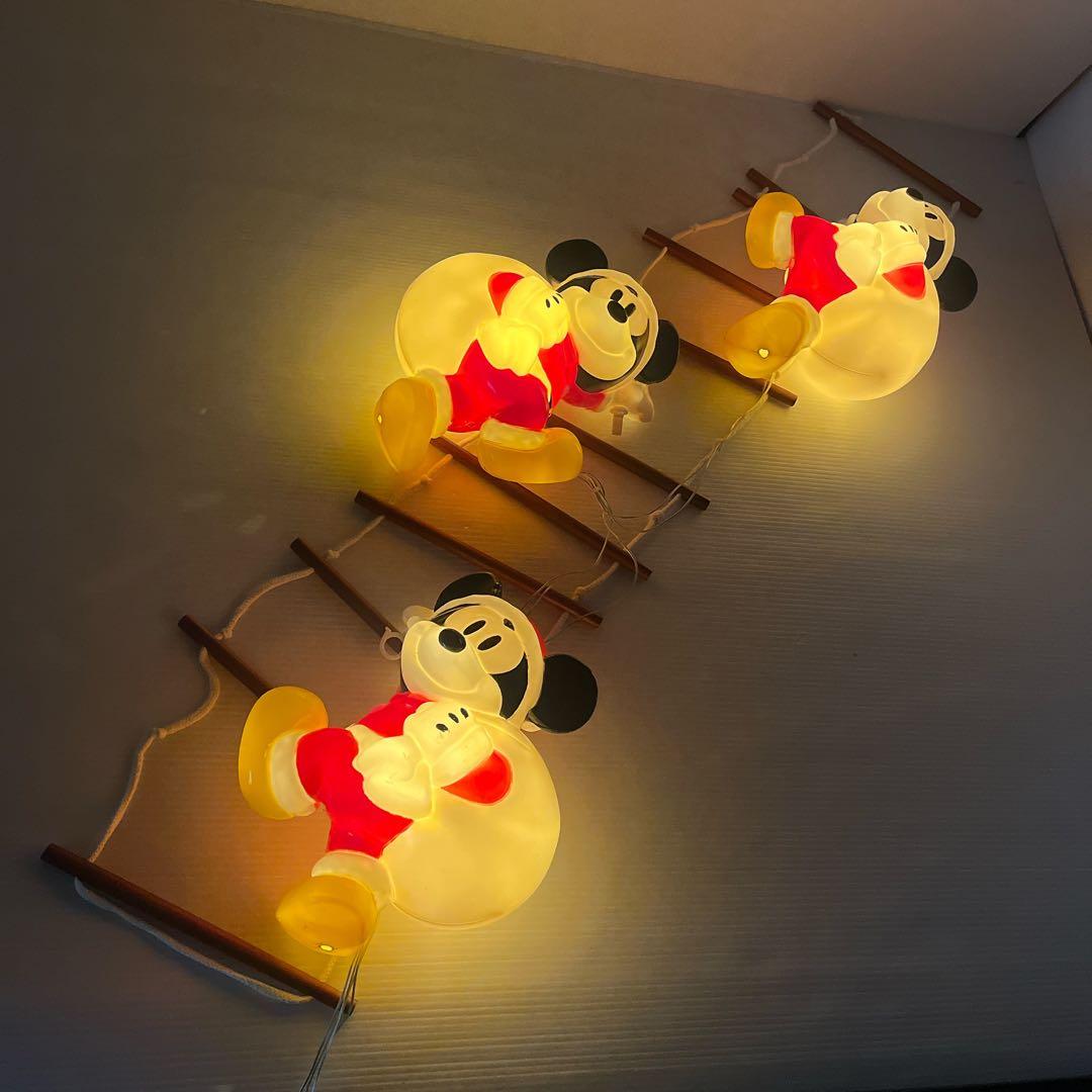 クリスマス ミッキー ディズニー はしご サンタ イルミネーション ライト 屋外