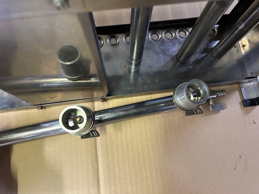 たこ焼き器用　15穴４枚掛け　ガスバーナー付きＬＰガス　　値段交渉受け付けます！