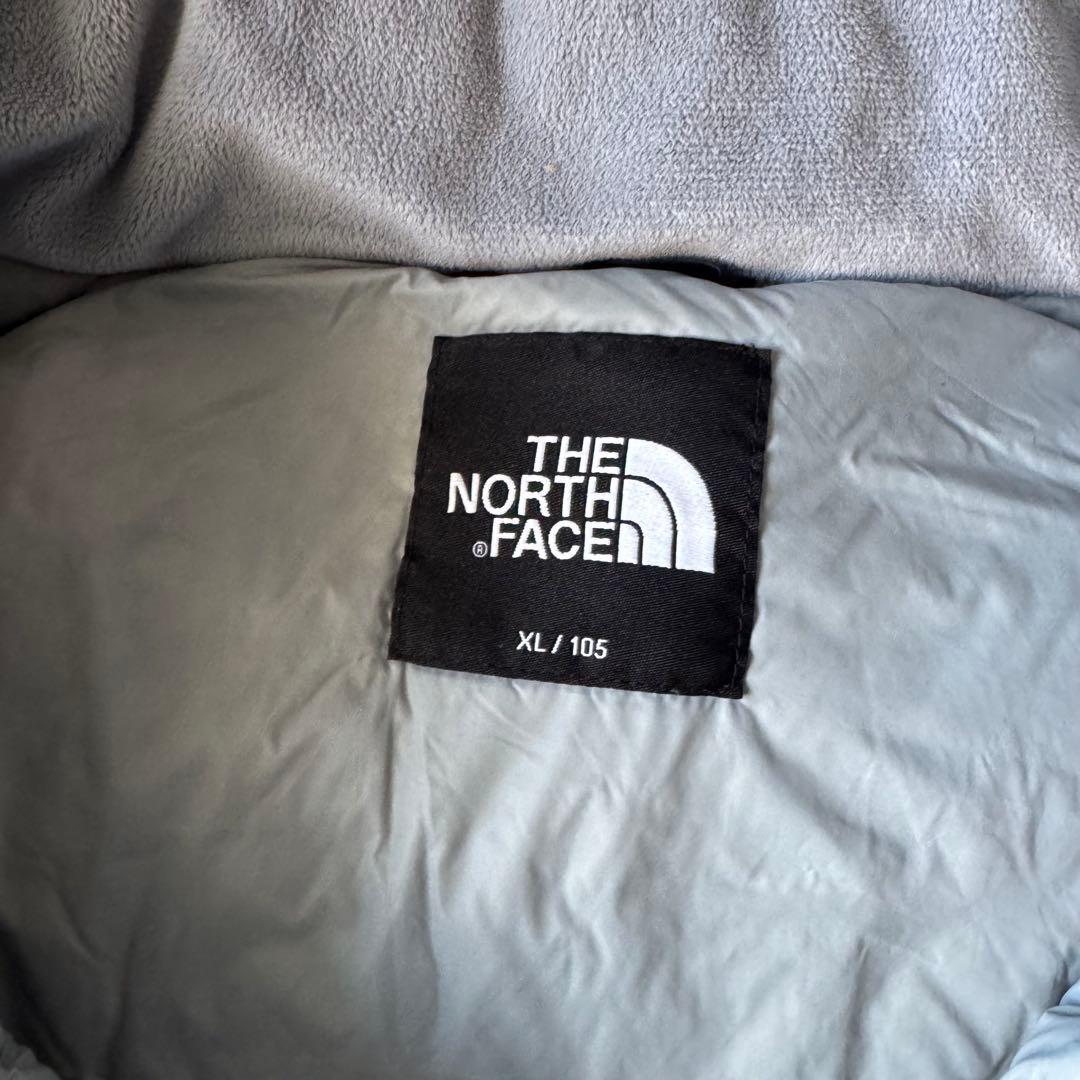 ノースフェイス ダウンジャケット XLサイズ 古着 グレー