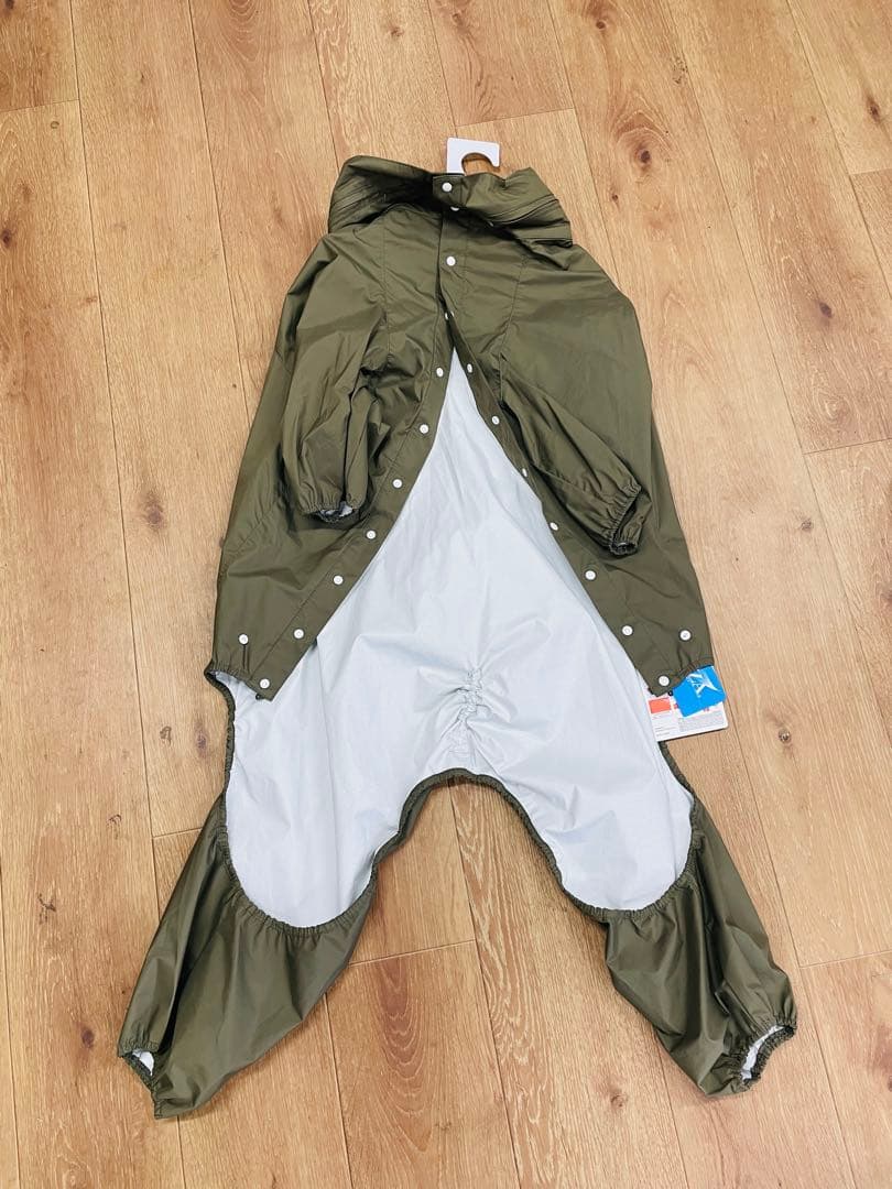 マンダリンブラザーズ 犬　レインスーツ 3L カーキ　中型犬