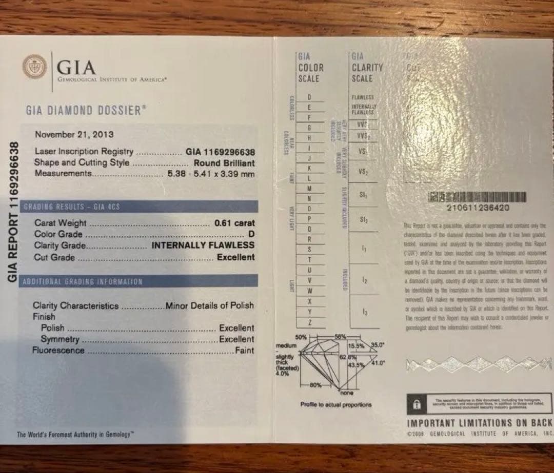 カルティエ0.6ctCドゥダイヤピアス　片耳