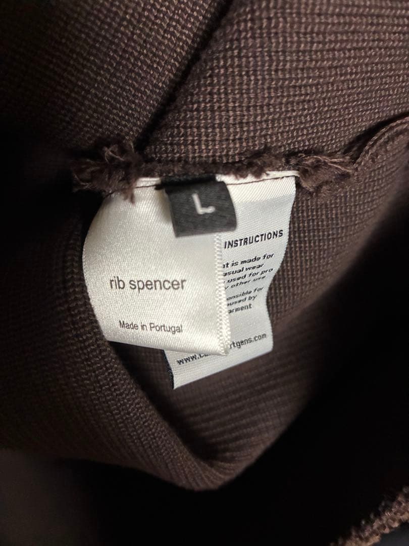 CAMIEL FORTGENS カミエルフォートヘンス リブベスト ブラウン L