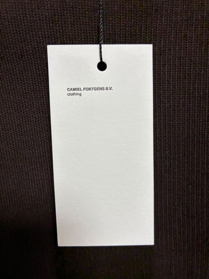 CAMIEL FORTGENS カミエルフォートヘンス リブベスト ブラウン L