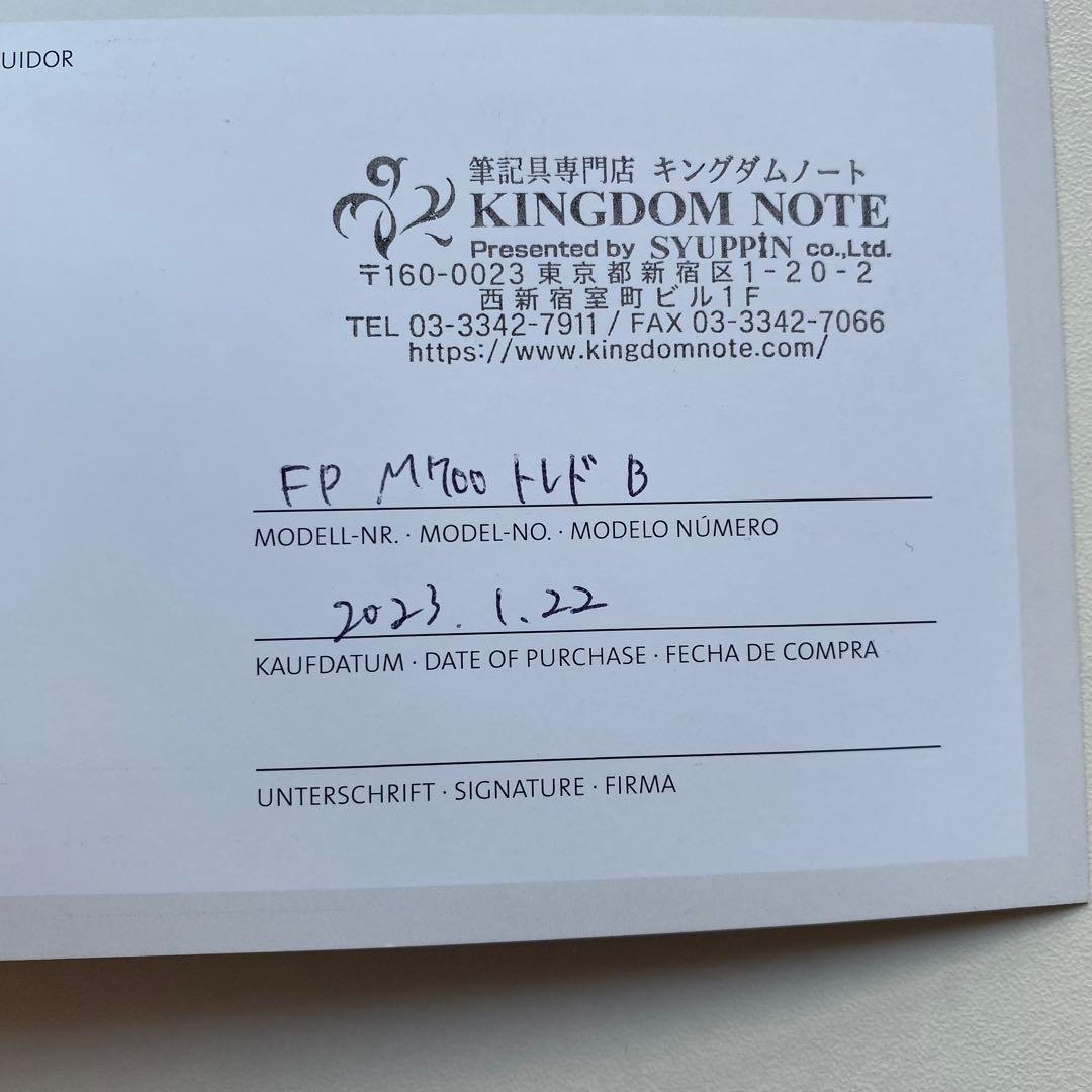 筆記具 Pelikan Toledo M700, Broad Nib