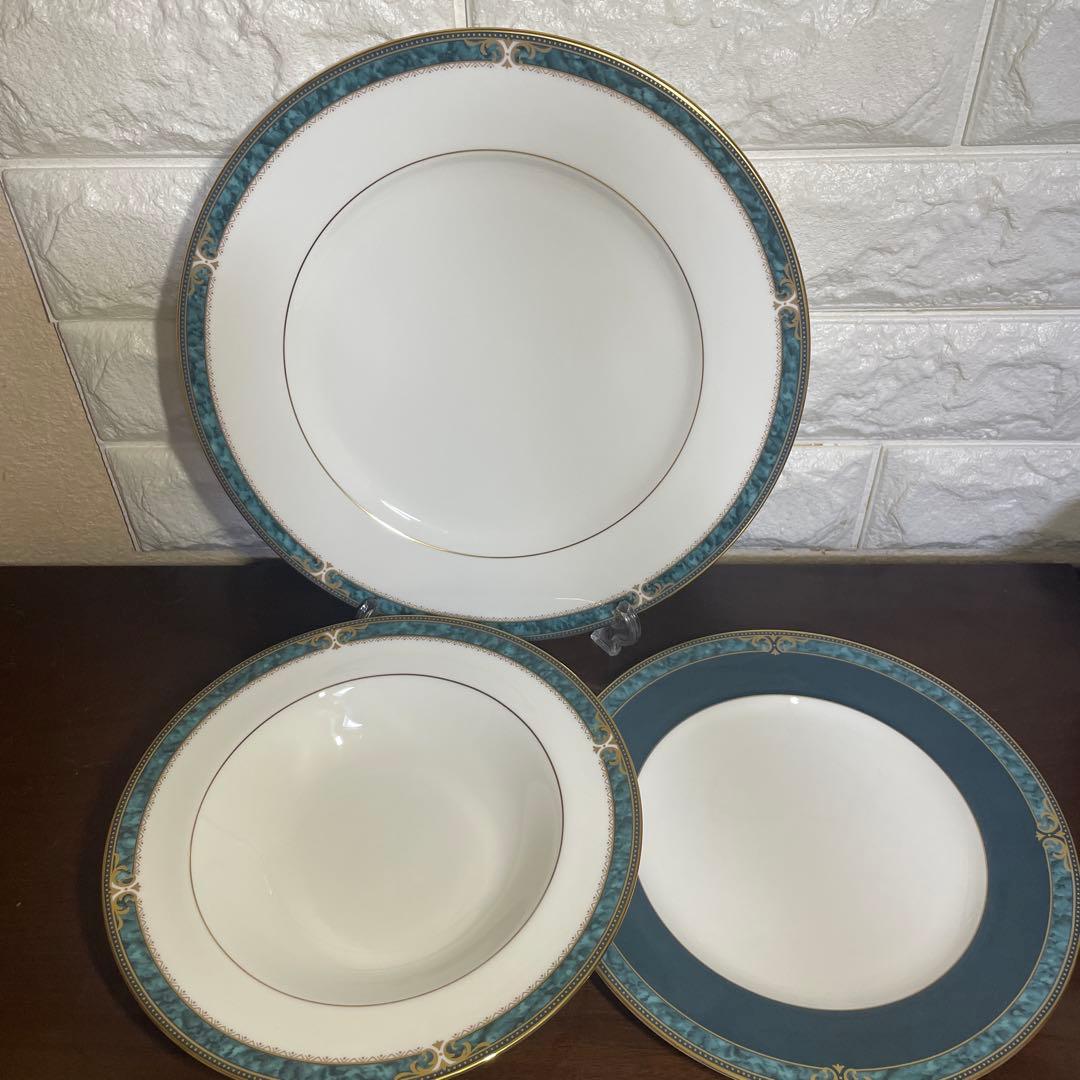 ノリタケ エセックスコート　ディナー皿12枚セット　スープ、デザート&ディナー