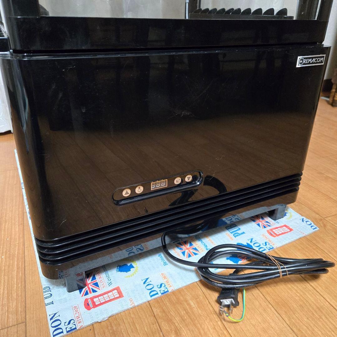 レマコム 105L 4面ガラス 冷蔵ショーケース R4G-105SLB