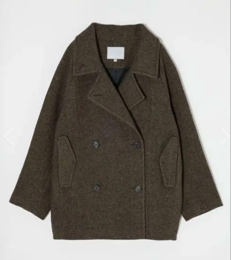 新品★マウジー★ DOUBLE BREASTED MID コート