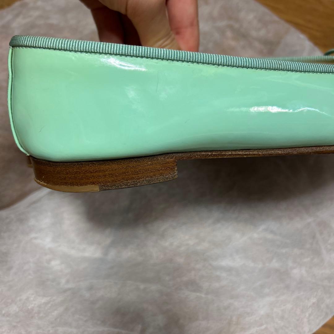 CHANEL ミントグリーン バレエシューズ　39