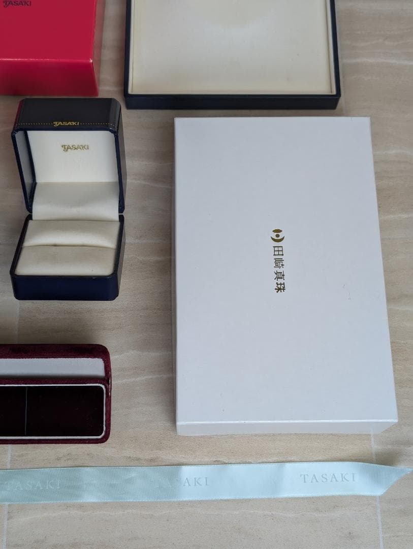 まとめ売り　TASAKI 　田崎　空き箱　ケース　セット　指輪　ネックレス