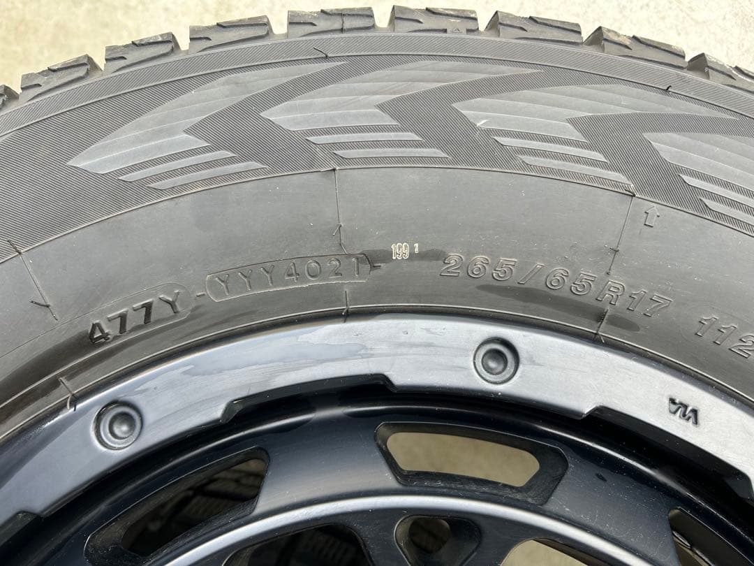 RAYSホイールYOKOHAMAiceGUARD GO75 17インチ4本
