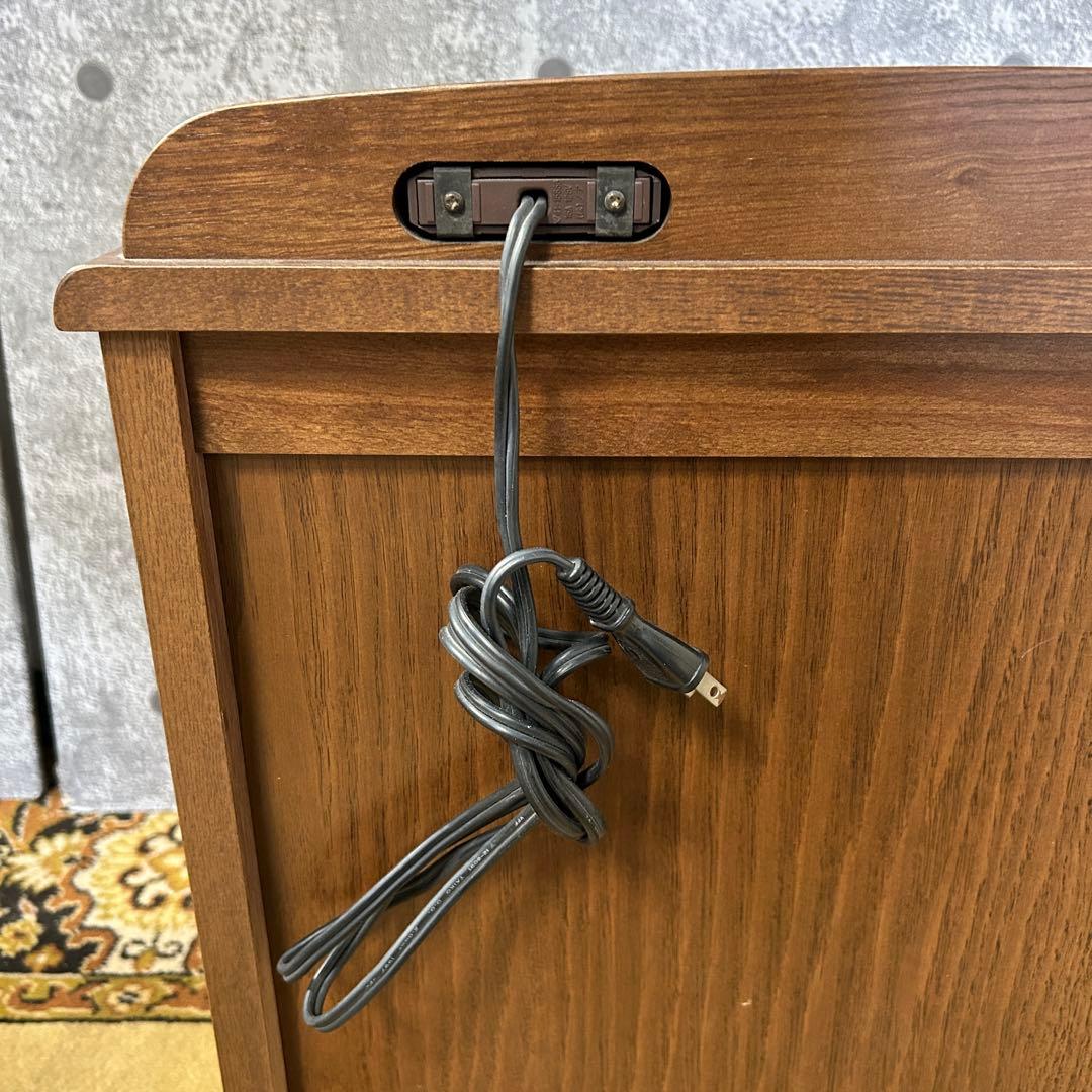 ꧁カリモク家具 karimoku꧂コンセント付ナイトテーブル サイド ロー 収納