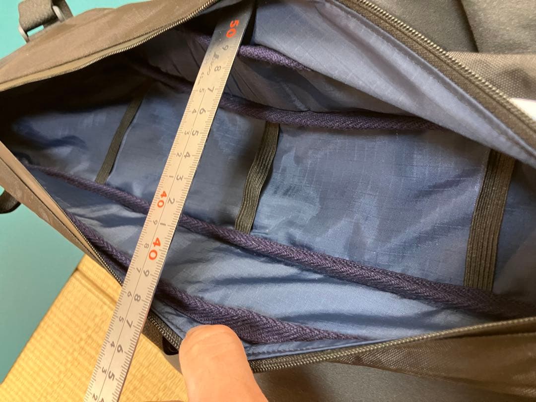 ハンドメイドフレームバッグ　ECO-PAK ブラック　46.5cm