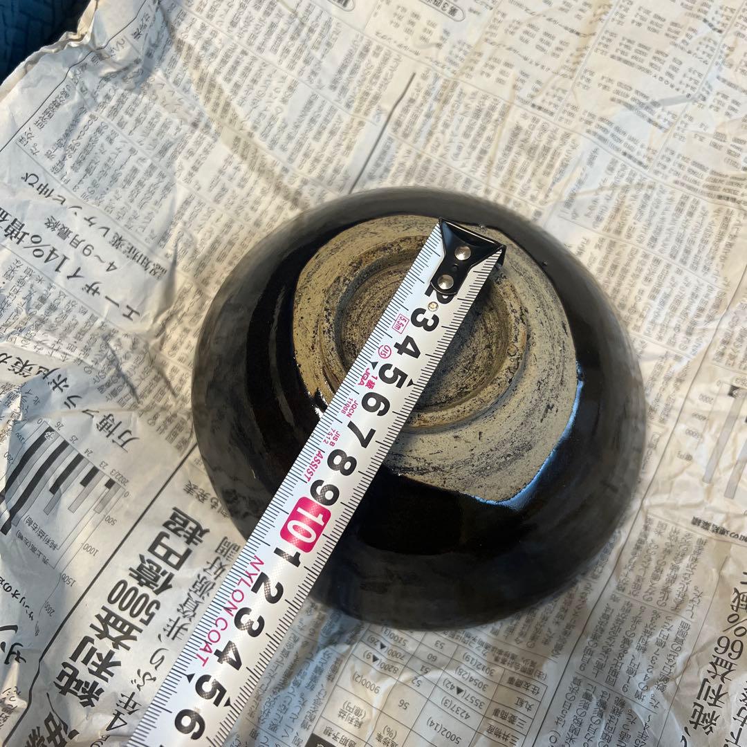 黒い茶碗 光沢仕上げ