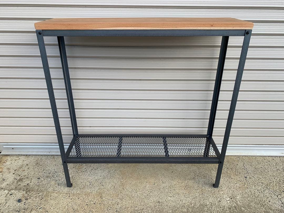 アイアン製ラック/飾り棚/インダストリアル/コンソールテーブル/1点物